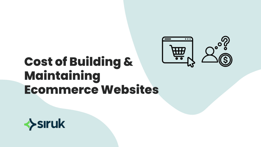 cost of ecommerce website development